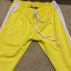 SB ROYAL BLUE S YELLOW TRACK PANTS/JOGGERS